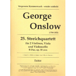 Streichquartett B-Dur Nr.25 op.50 - George Onslow