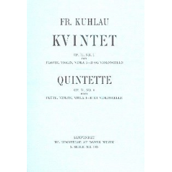 Quintet op.51,1 : for flute, - Friedrich Daniel Rudolph Kuhlau