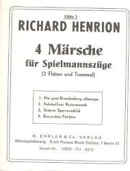 4 Märsche für Spielmannszüge - Richard Henrion