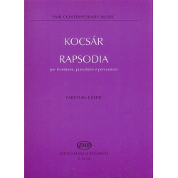 Kocsár Miklós Rapsodia per trombone, pianoforte e percussione