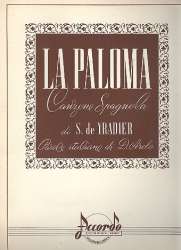 La Paloma für Gesang - Sebastian Yradier