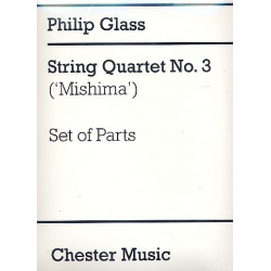 String quartet no.3,  parts -Philip Glass