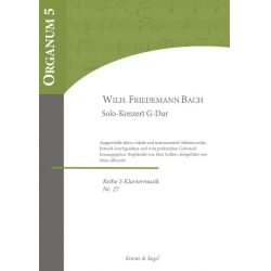 Konzert G-Dur : für Cembalo -Wilhelm Friedemann Bach