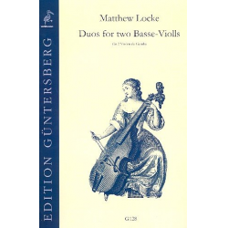 Duos for 2 Basse-Violls für 2 - Matthew Locke