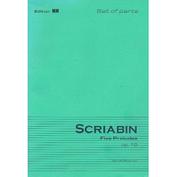 5 Preludes op.16 for orchestra - Alexander Skrjabin / Scriabin
