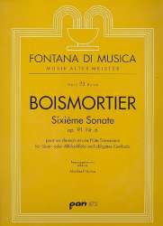 Sixième sonate op.91,6 für - Joseph Bodin de Boismortier