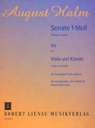 Sonate f-Moll für Viola und Klavier -August Halm