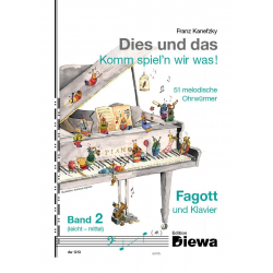 Dies und das Komm spiel´n wir was Band 2 für Fagott und Klavier -Franz Kanefzky