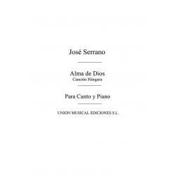 Alma de Dios para canto y piano - José Serrano