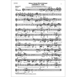 Doppelkonzert F-Dur - Johann Georg Albrechtsberger