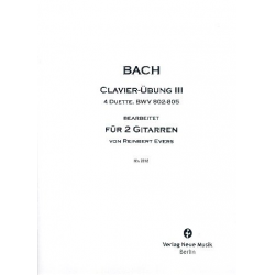4 Duette aus Clavierübung III -Johann Sebastian Bach