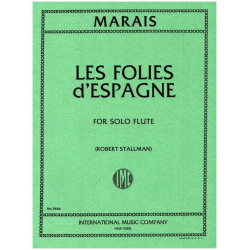 MARAIS - LES FOLIES D'ESPAGNE Solo Flut - Marin Marais