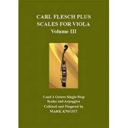 Carl Flesch plus Scales vol.3 for viola - Carl Flesch