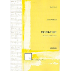 Sonatine : für Klarinette und Vibraphon - Alois Wimmer