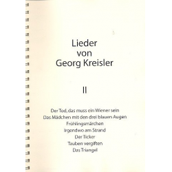 Lieder von Georg Kreisler Band 2 - Georg Kreisler
