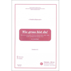 Wie groß bist du (Choral) - Manfred Glehn / Arr. Rudi Hofer