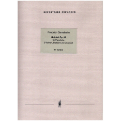 Piano Quintet Op. 35 (parts) Chamber Music - Friedrich Gernsheim