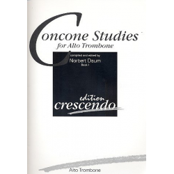 Studies vol.1 for alto trombone -Giuseppe Concone