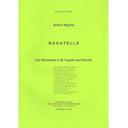 Bagatelle für Klarinette, Fagott und Orchester : -Arthur Heyme