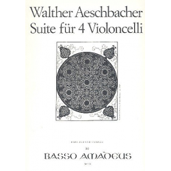 Suite op.44 - für 4 Violoncelli -Walther Aeschbacher