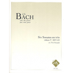 6 Sonates en trio no.5 BWV529 pour - Johann Sebastian Bach