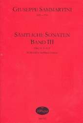 Sämtliche Sonaten Band 3 für Altblocklöte - Giuseppe Sammartini