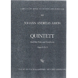 Quintett op.19,3 für Flöte - Johann Andreas Amon