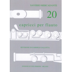 20 capricci per flauto solo - Saverio Mercadante