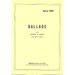Ballade : für Violine und Klavier - Marcel Poot
