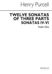12 sonatas of 3 parts no.4-6 : for Violin 1 - Henry Purcell