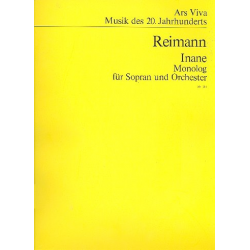 Inane - Monolog für Sopran und Orchester - Aribert Reimann