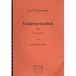 Tonleiterstudien Dur für Gitarre - Karl Weikmann