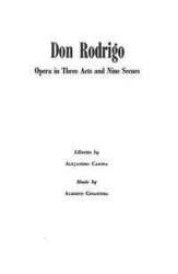 Don Rodrigo op. 31 - Alberto Ginastera