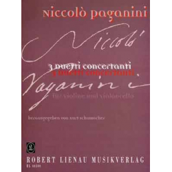 3 Duetti concertanti für Violine - Niccolo Paganini