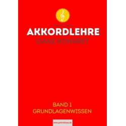 Akkordlehre ganz konkret Band 1 (+Online Audio) - Peter Michael Haas