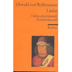 Lieder (mit Texten in Frühneuhochdeutsch - Oswald von Wolkenstein