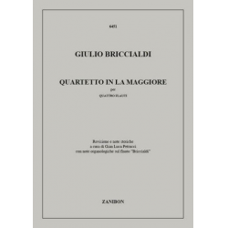 Quartetto in la maggiore per 4 flauti - Giulio Briccialdi