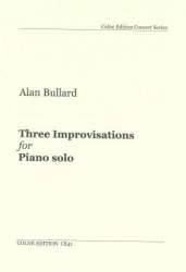 3 Improvisations for piano - Alan Bullard