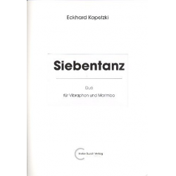 Siebentanz : für Marimbaphon und Vibraphon - Eckhard Kopetzki