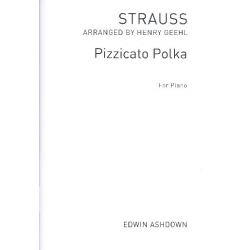 Pizzicato Polka op.449 for piano 4 hands - Johann Strauß / Strauss (Sohn)