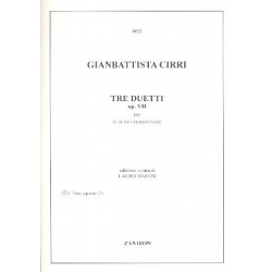 3 duetti op.7 per - Giovanni Battista Cirri