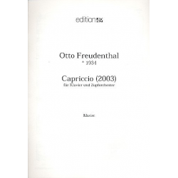 Capriccio für Klavier und Zupforchester - Otto Freudenthal