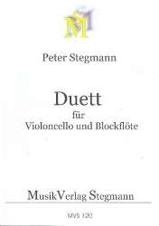 Duett : für Violoncello und Blockflöte (S/T) - Peter Stegmann
