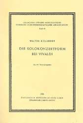 Die Solokonzertform bei Vivaldi -Walter Kolneder