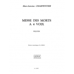 CHARPENTIER M.A. : MESSE DES MORTS EN RE MINEUR - Marc Antoine Charpentier