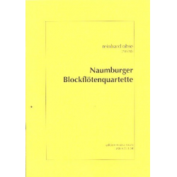 Naumburger Blockflötenquartette op.159 - Reinhard Ohse