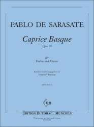 Caprice basque op.24 für Violine und Klavier - Pablo de Sarasate