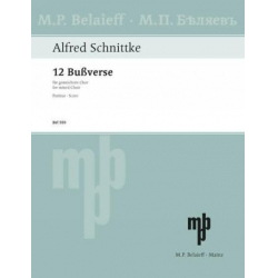 12 Bußverse für gem Chor - Alfred Schnittke