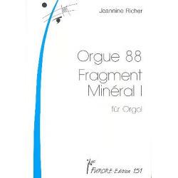 Fragment mineral 1 für Orgel - Jeannine Richer