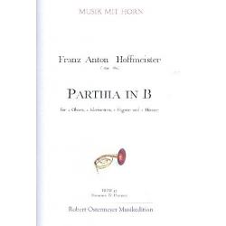 Parthia B-Dur für 2 Oboen, 2 Klarinetten, - Franz Anton Hoffmeister